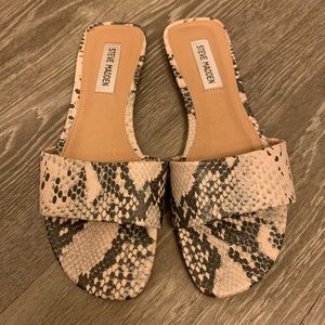 Steve Madden Snake Print Sandals